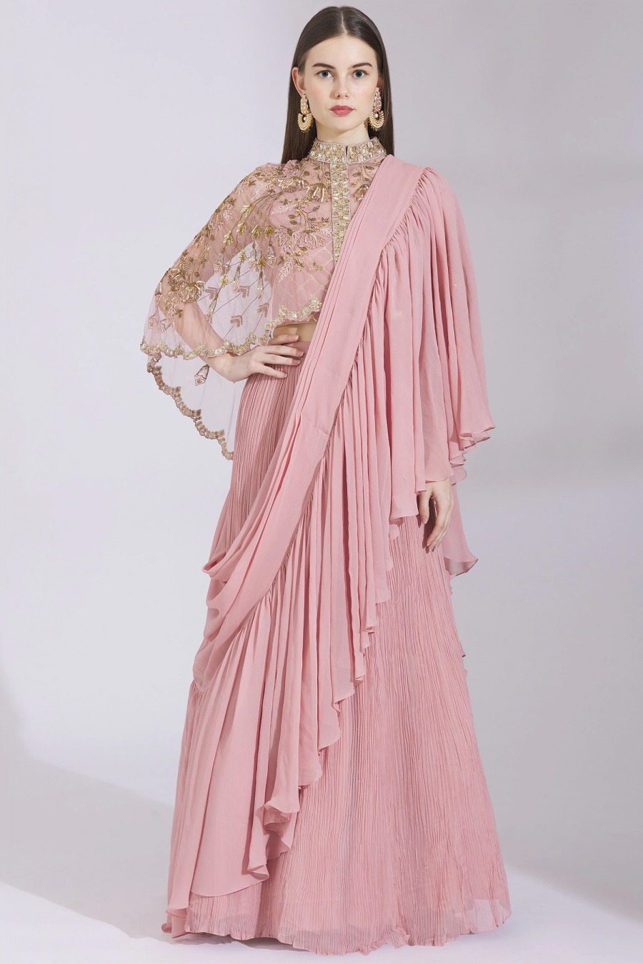 Cerise Pink Designer Soft Net Lehenga Choli – MySilkLove