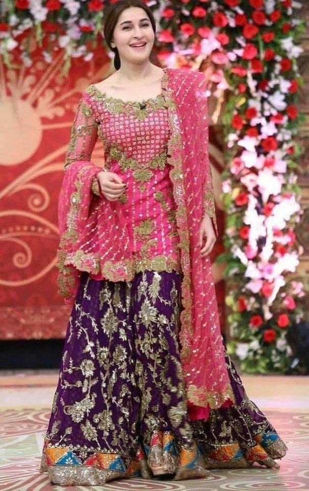 purple sharara combination