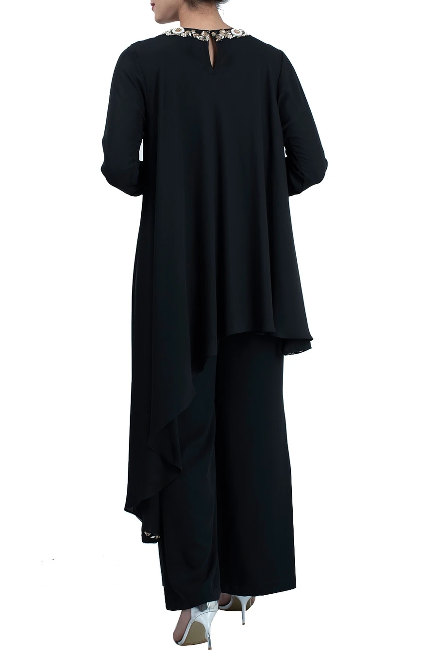 Buy Black Plazo Suit Online on Fresh Look Fashion