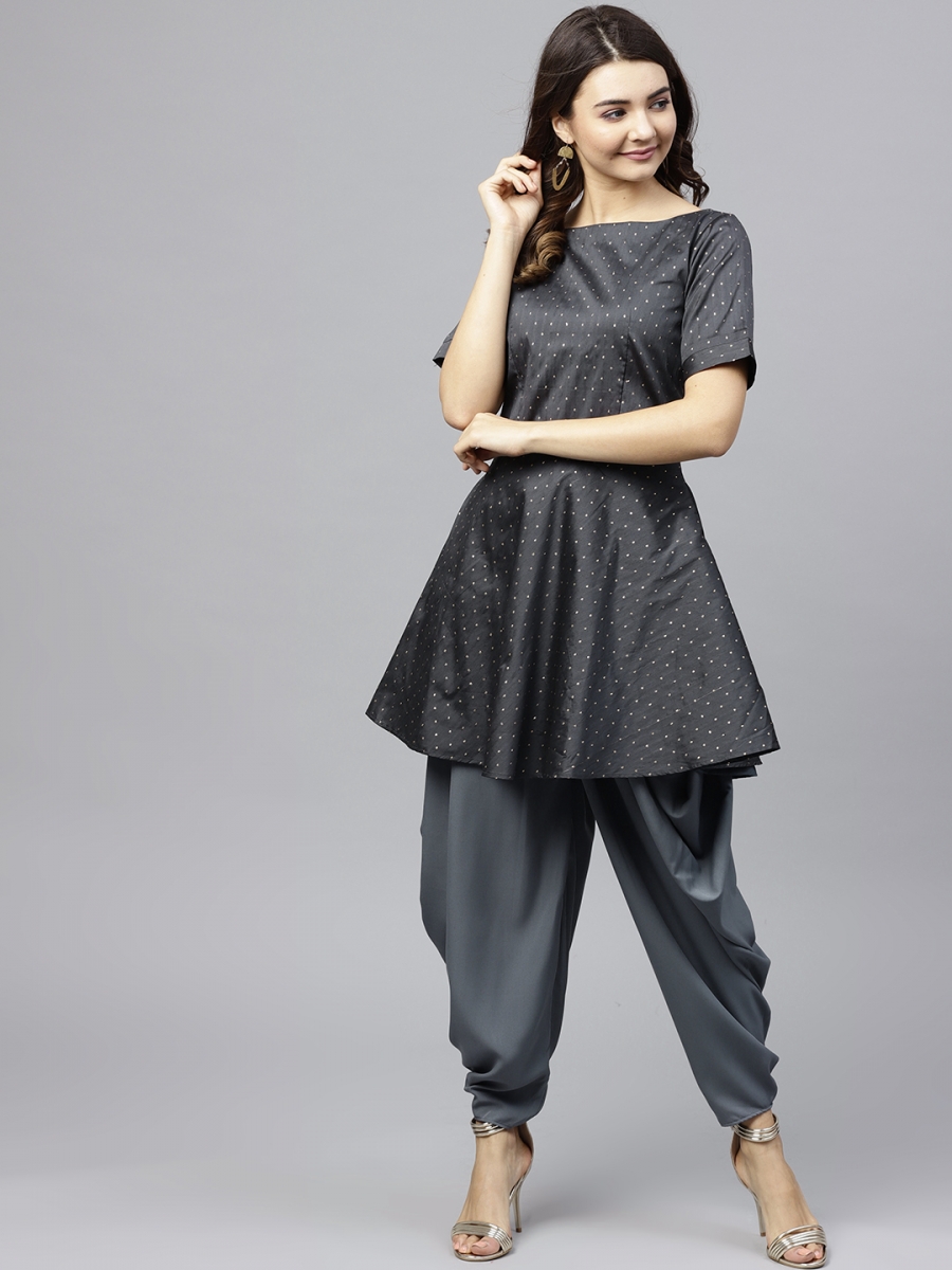 Buy Black Color Dhoti Dress Online on Fresh Look Fashion