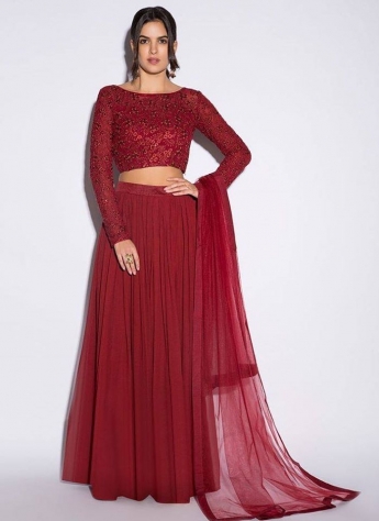 Red Color Lehenga