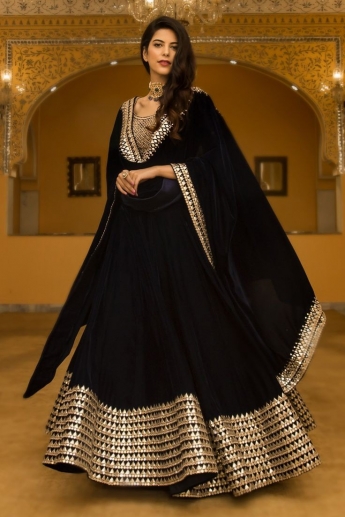 Black Color Lehenga