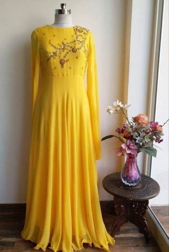 Yellow Long Dress