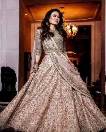 Pink Color Lehenga