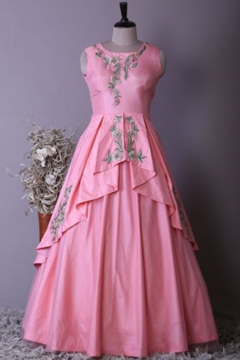 Pink Color Gown