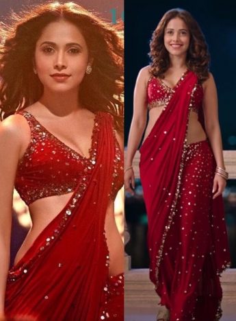 Red Color Concept Saree