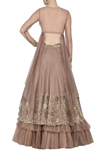 Rosy Brown Lehenga