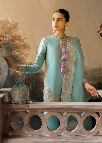 Sky Blue Sharara Suit