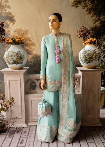 Sky Blue Sharara Suit