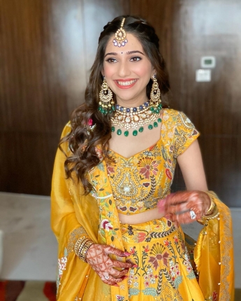 Yellow Color Lehenga