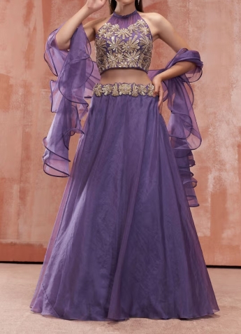 Purple Lehenga Lehenga Set