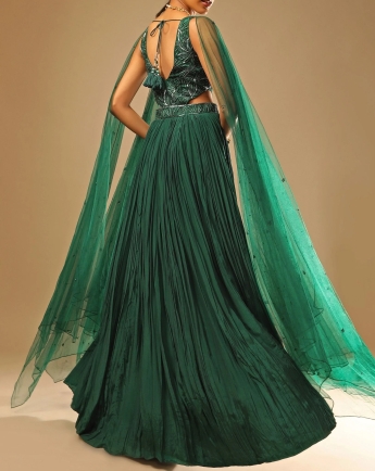 Green Long Gown