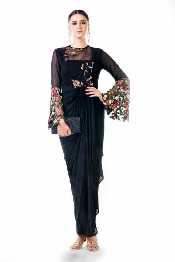 Black Color Dhoti Dress