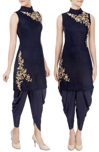 Black Color Dhoti Dress